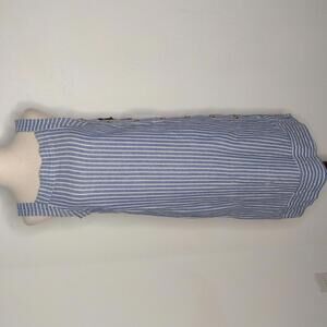 NWT FORCYNTHIA Women's Blue/White Striped Dress Size XS